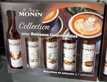 Monin coffret 5 sirops gourmands