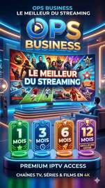 OPS IPTV Premium abonnement 1-12 mois streaming HD