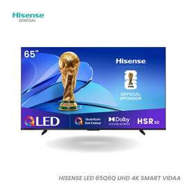 HISENSE- LED- 65Q6Q, QLED, QUANTUM DOT 4K -SMART VIDAA-