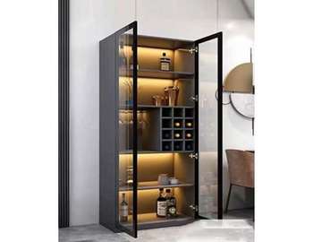 VAISSELIER REF 1702 NOIRE 800*400*2000