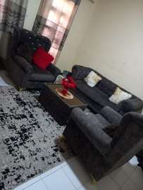 SALON 5PLACES TRÈS BON ÉTAT + TABLE BASSE