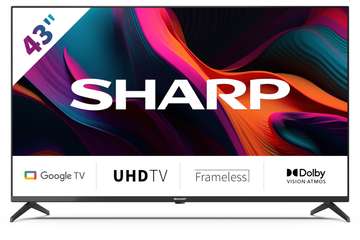 television sharp smart google tv android 43pouce neuve