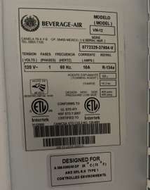 🔥 VITRINE RÉFRIGÉRÉE PROFESSIONNELLE MARQUE BEVERAGE AIR 🇺🇲🔥