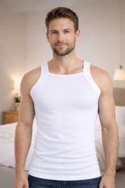 Débardeur  coton homme coupe ajustée