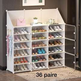 Armoire à chaussures modulaire 36 paire