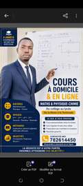 Cours à domicile Maths et physique chimie