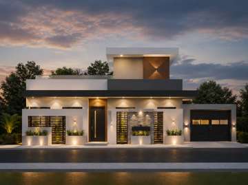 Plan Architecture 2D 3D-plan béton armé-construction