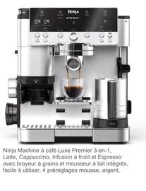 Ninja Luxe Premier 3-en-1 Machine à Café Argent