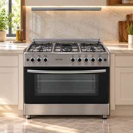 CUISINIERE 5FEUX ELACTRON 90X60 INOX EL6090