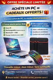 Hp ryzen 3 / 2gb gpu / 8gb ram / ssd 256 ordinateur