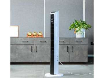VENTILATEUR TOUR GEEPAS GF21167 DIGITAL BLANC