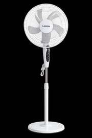 VENTILATEUR 16POUCES LEFON SUR PIED AVEC COMMANDE BLANC