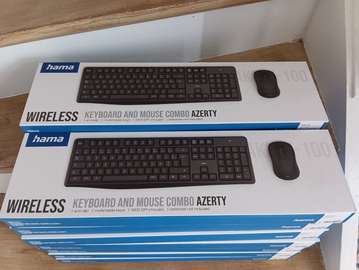 Pack clavier + souris sans fil AZERTY