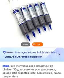 Pâte de refroidissement PlayStation 4