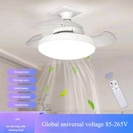 Ventilateur Plafonnier LED Moderne avec Télécommande