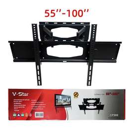 Support TV mural 55" à 100" pouces, inclinable et pivotant