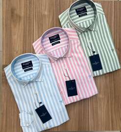 Hackett chemise rayée classique coton homme