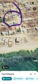 Terrain à vendre ndayane 1000m2