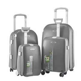 Lot de 4 valises coque rigide en légères big bazar Allemand