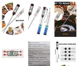 Thermomètre a sonde multifonction