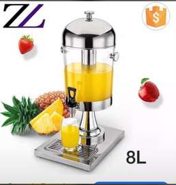 Distributeur à jus inox 8L avec robinet et plateau