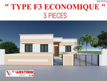 MAISON F3 LOCATION / VENTE ( 100,000 Fcfa /mois)
