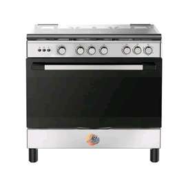 CUISINIERE MIDEA 5FEUX 90X60 A GAZ INOX 90605G030
