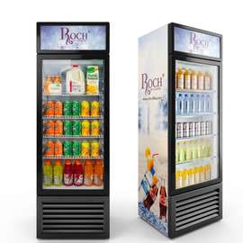 REFRIGERATEUR 420LITRES ROCH VERTICAL 1PORTE VITRINE