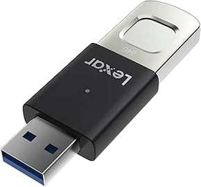 CLE USB AVEC EMPREINTE DIGITALE 64 GO