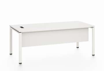 Plateau de table avec boîtier de câbles