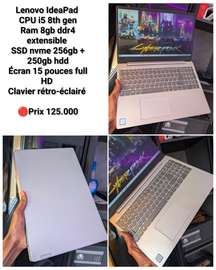 Lenovo i5 8th gen/ SSD 256gb +250gb Ordinateur