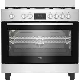 CUISINIERE 5FEUX BEKO 90X60 A GAZ FULL OPTION VENTILO
