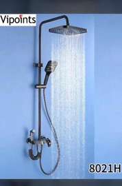 Colonne douche thermostatique noir mat