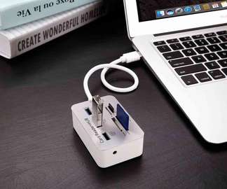 Hub USB-C 7 en 1 - Adaptateur Multi-ports USB 3.0