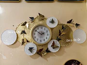 Montre métal grande taille