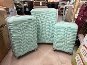 Set de 3 valises AMERICAN TOURISTER rigide avec code