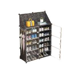 Rangement Chaussures 24 Paires 6 Cubes divisés - Blanc