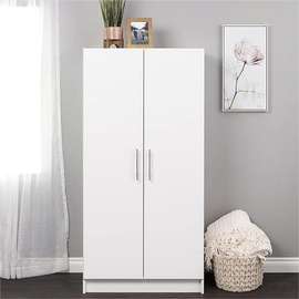 ARMOIRE 2BATTANTS 950X450X750 CM BLANC ARB002 (MFC13)