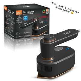 Mini fer à repasser 350W portable noir