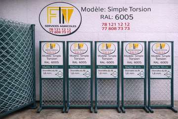 Grillage galvanise en PVC