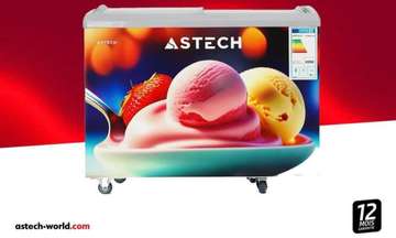 ASTECH congélateur coffre 400L blanc A++
