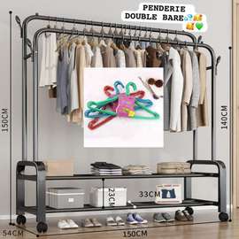 Penderie en fer  pour habits, chaussures