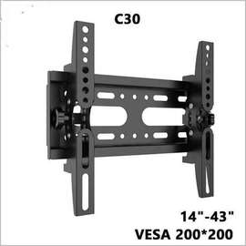 Support mural TV 14" - 43" pouces, VESA 400*400 AF-C30
