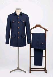Costume bleu marine 4 poches taille standard