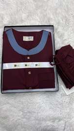 Qamis premium Al Madinha courtes manches avec pantalon