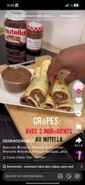 Crêpes Nutella moelleuses et savoureuses