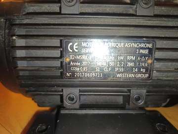 Western Group 12E-MSS90L-2 2,2 kW moteur triphasé IP55