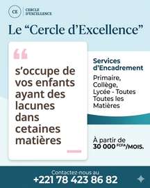 Soutien Scolaire toutes matières Cercle d'Excellence