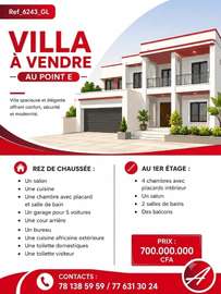 Ref_6243_GL  Villa  à vendre au Point E