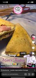 Crêpes salées doux au chaud